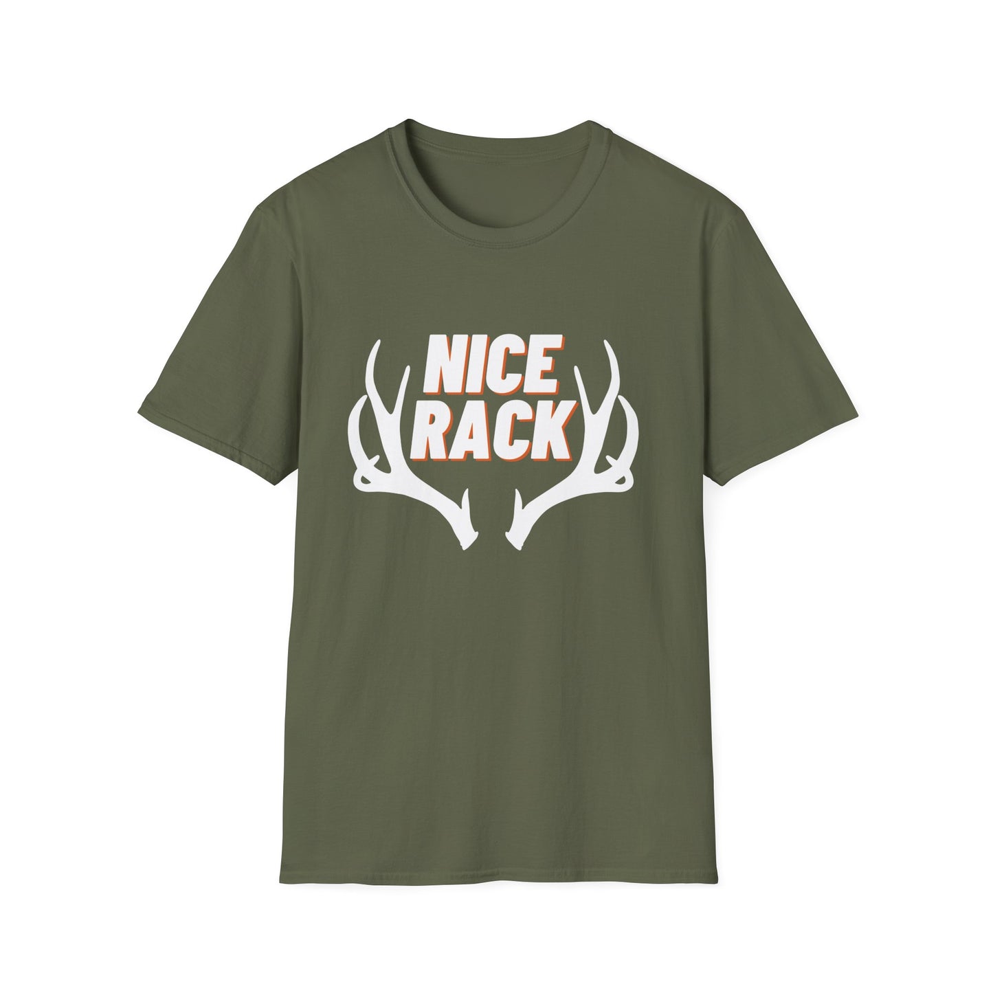 NICE RACK Men's 100% Cotton T-Shirt
