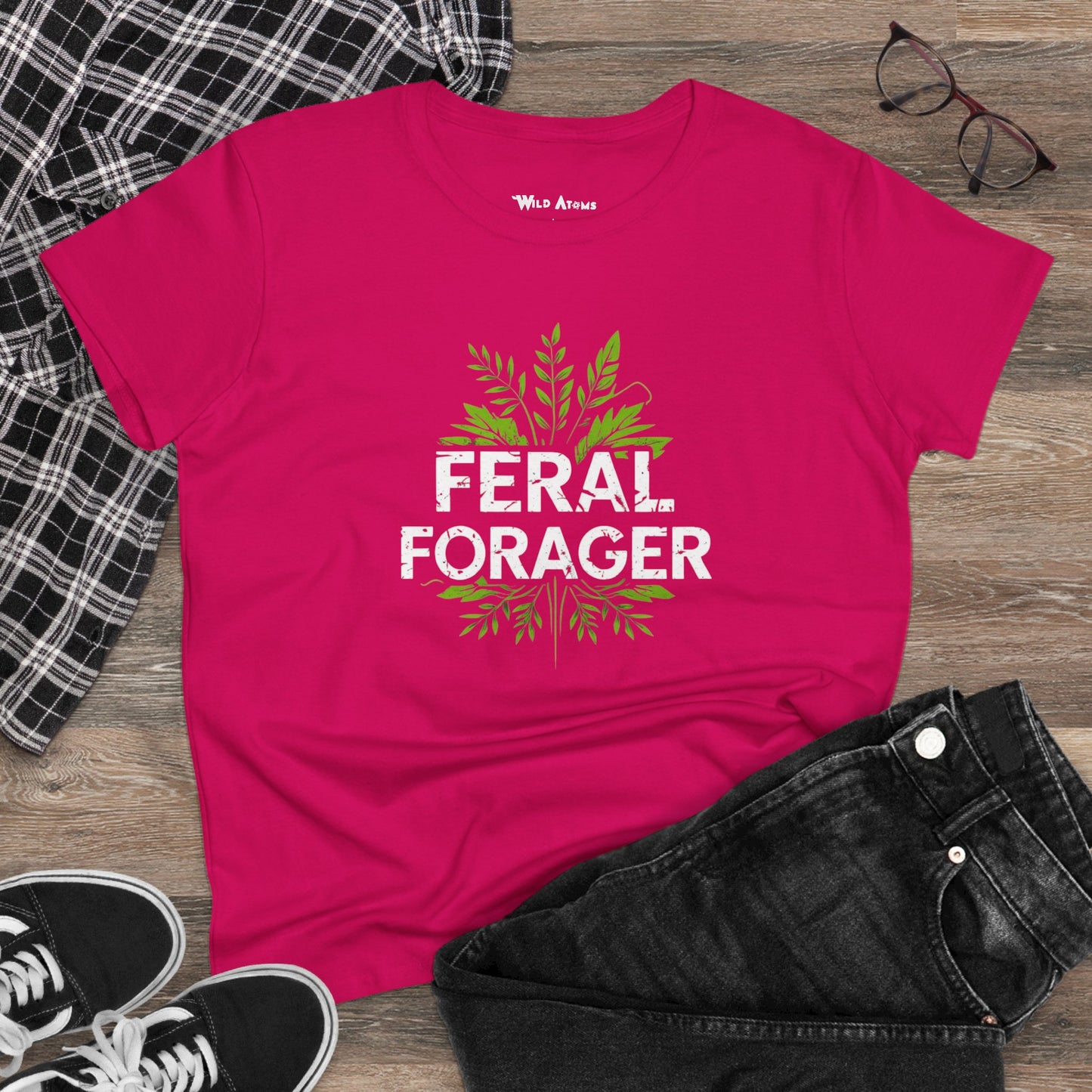 FERAL FORAGER Women's 100% Cotton Shirt