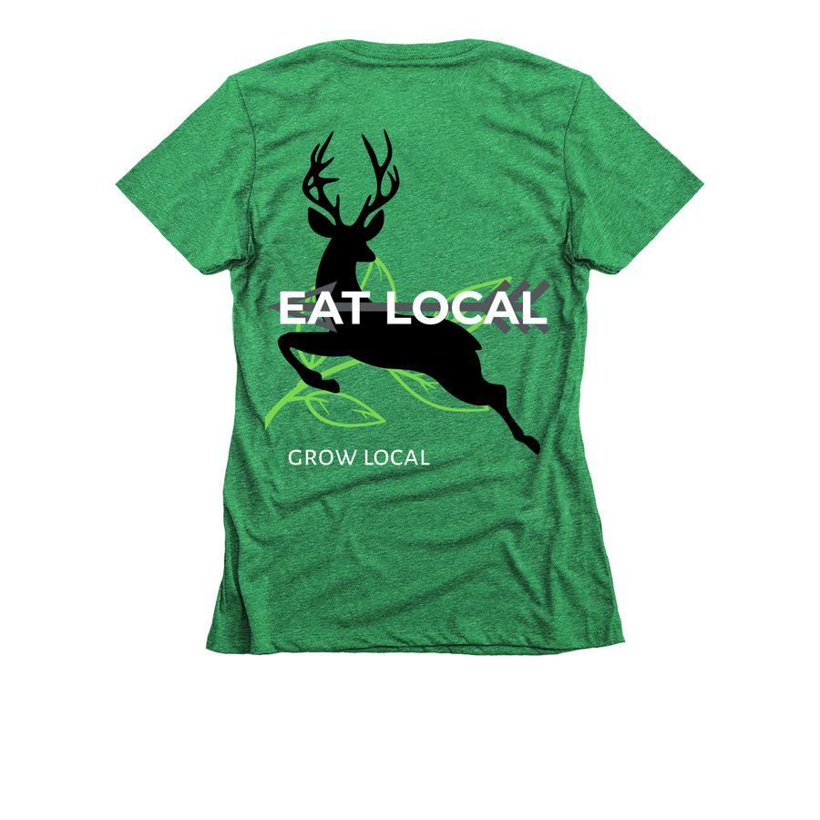 EAT LOCAL Women's Tee LAST CHANCE
