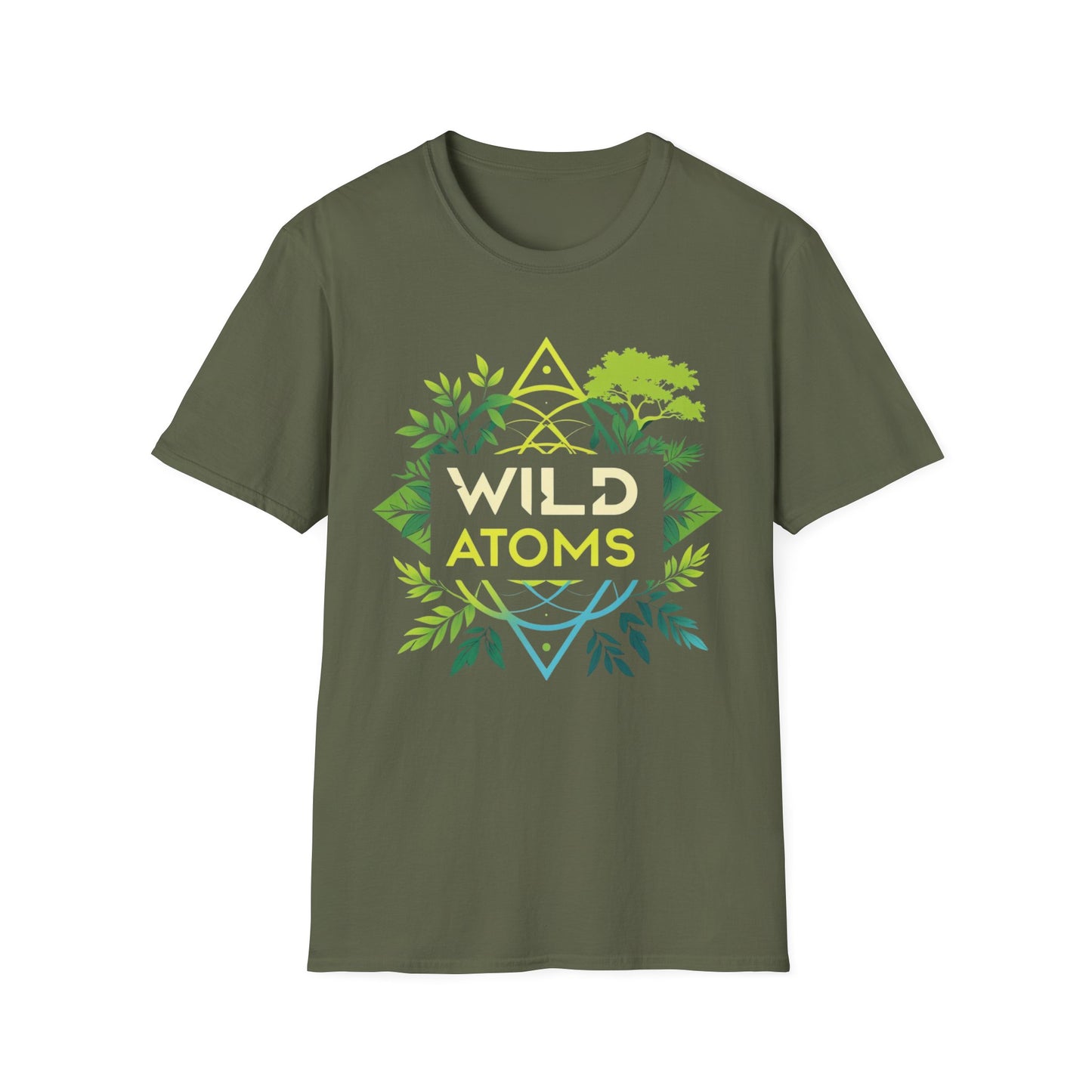 WILD ATOMS Men's 100% Cotton T-Shirt