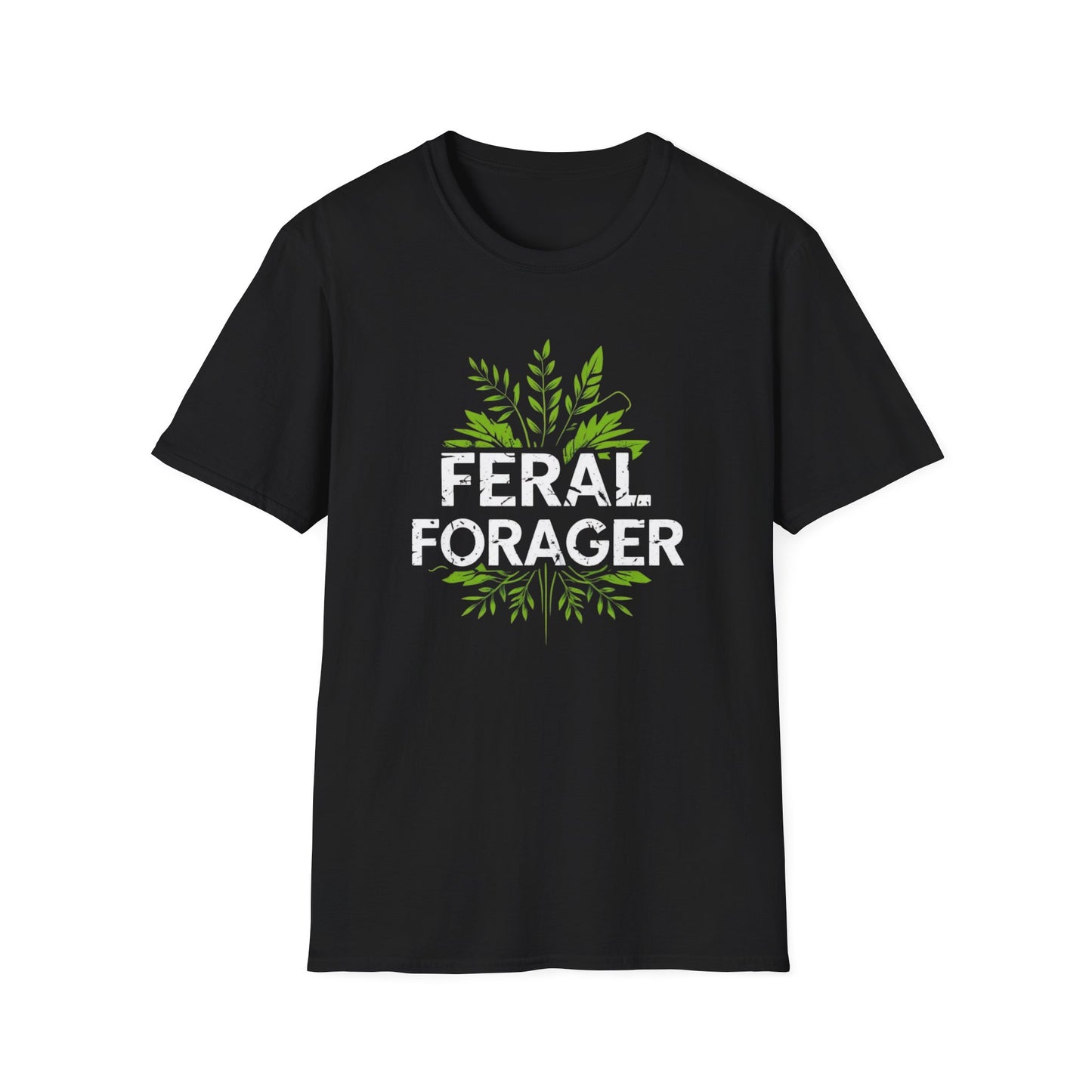 FERAL FORAGER Men's 100% Cotton T-Shirt