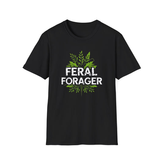 FERAL FORAGER Men's 100% Cotton T-Shirt