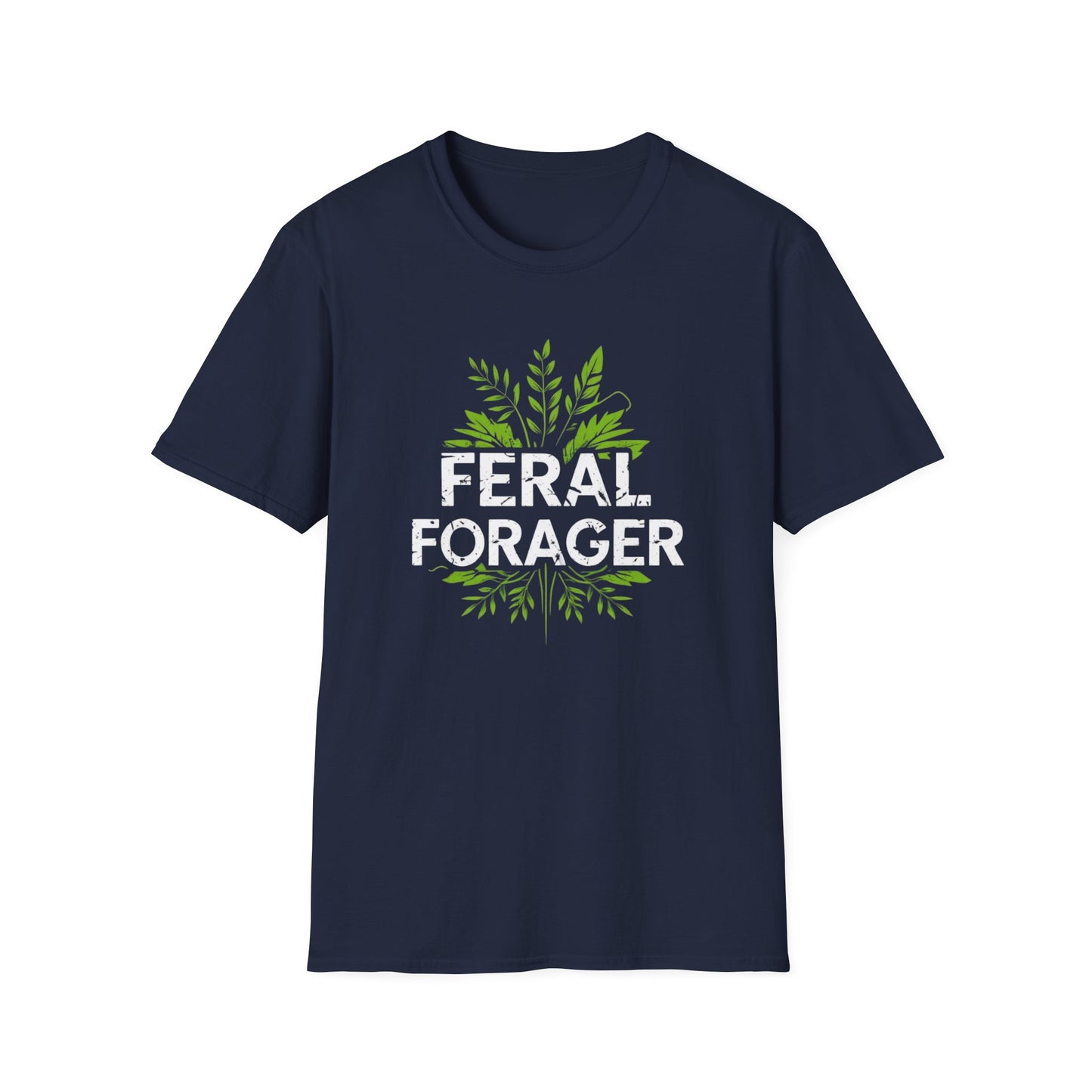 FERAL FORAGER Men's 100% Cotton T-Shirt