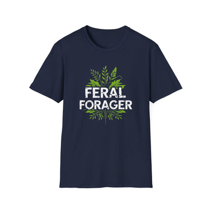 FERAL FORAGER Men's 100% Cotton T-Shirt