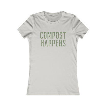 COMPOST HAPPENS Very Slim Fit Women's Tee