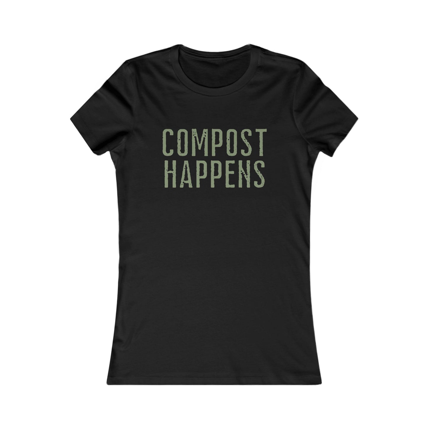 COMPOST HAPPENS Very Slim Fit Women's Tee