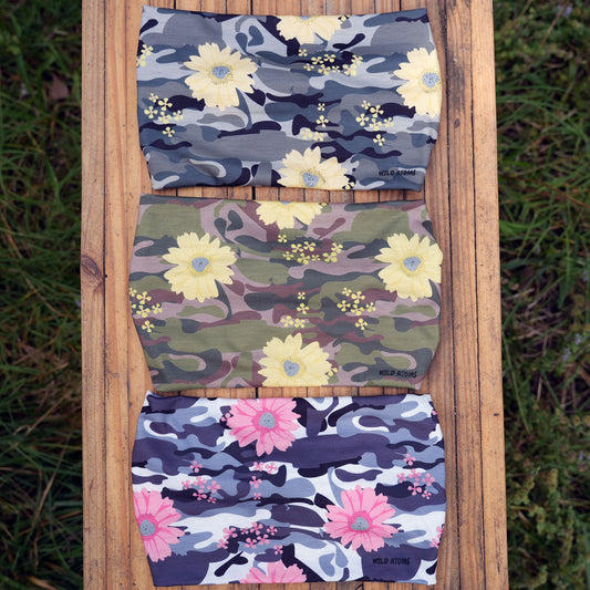 Floral Camo Headband Sets