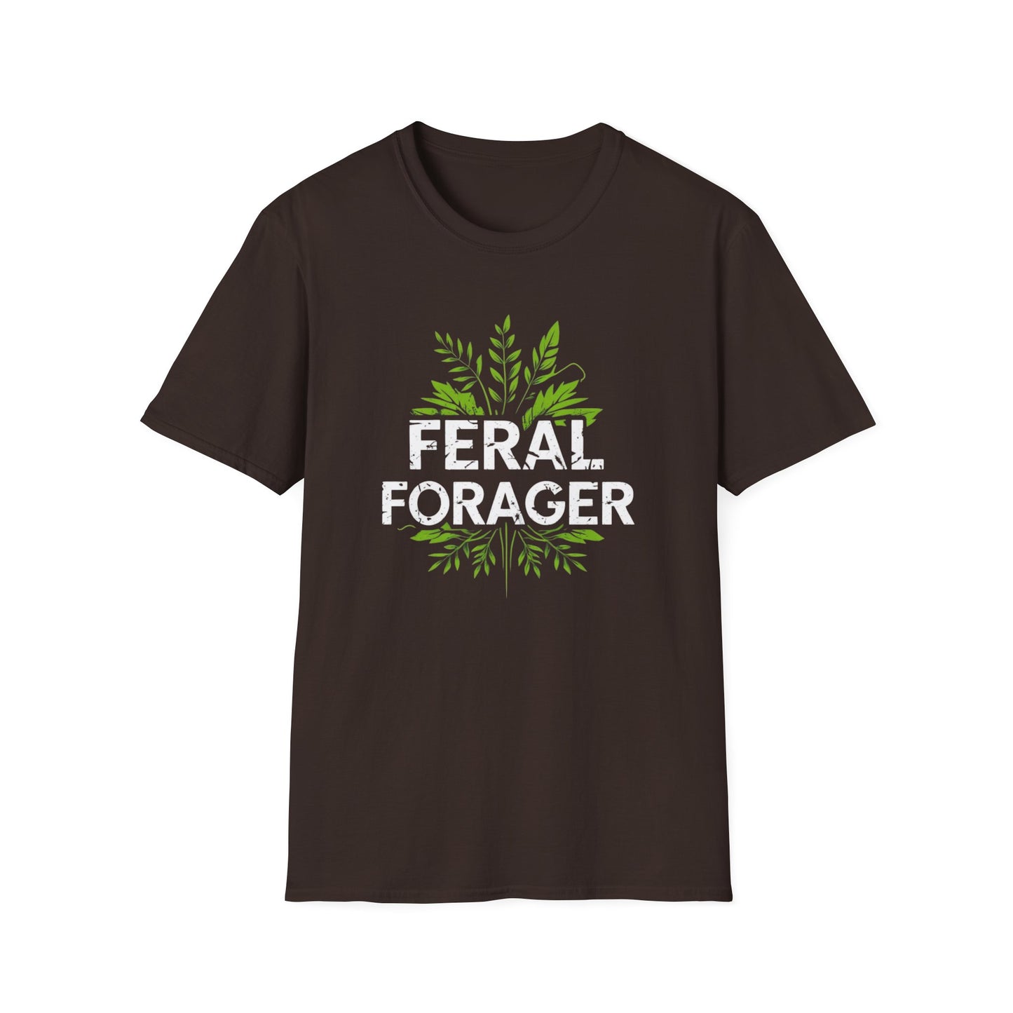 FERAL FORAGER Men's 100% Cotton T-Shirt