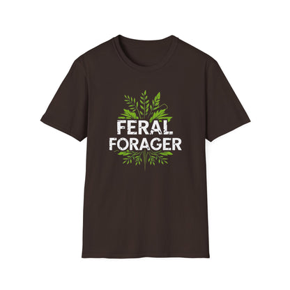 FERAL FORAGER Men's 100% Cotton T-Shirt