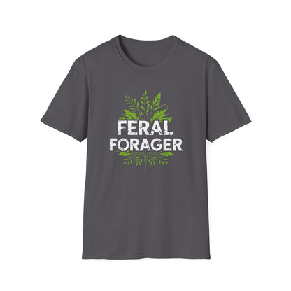 FERAL FORAGER Men's 100% Cotton T-Shirt