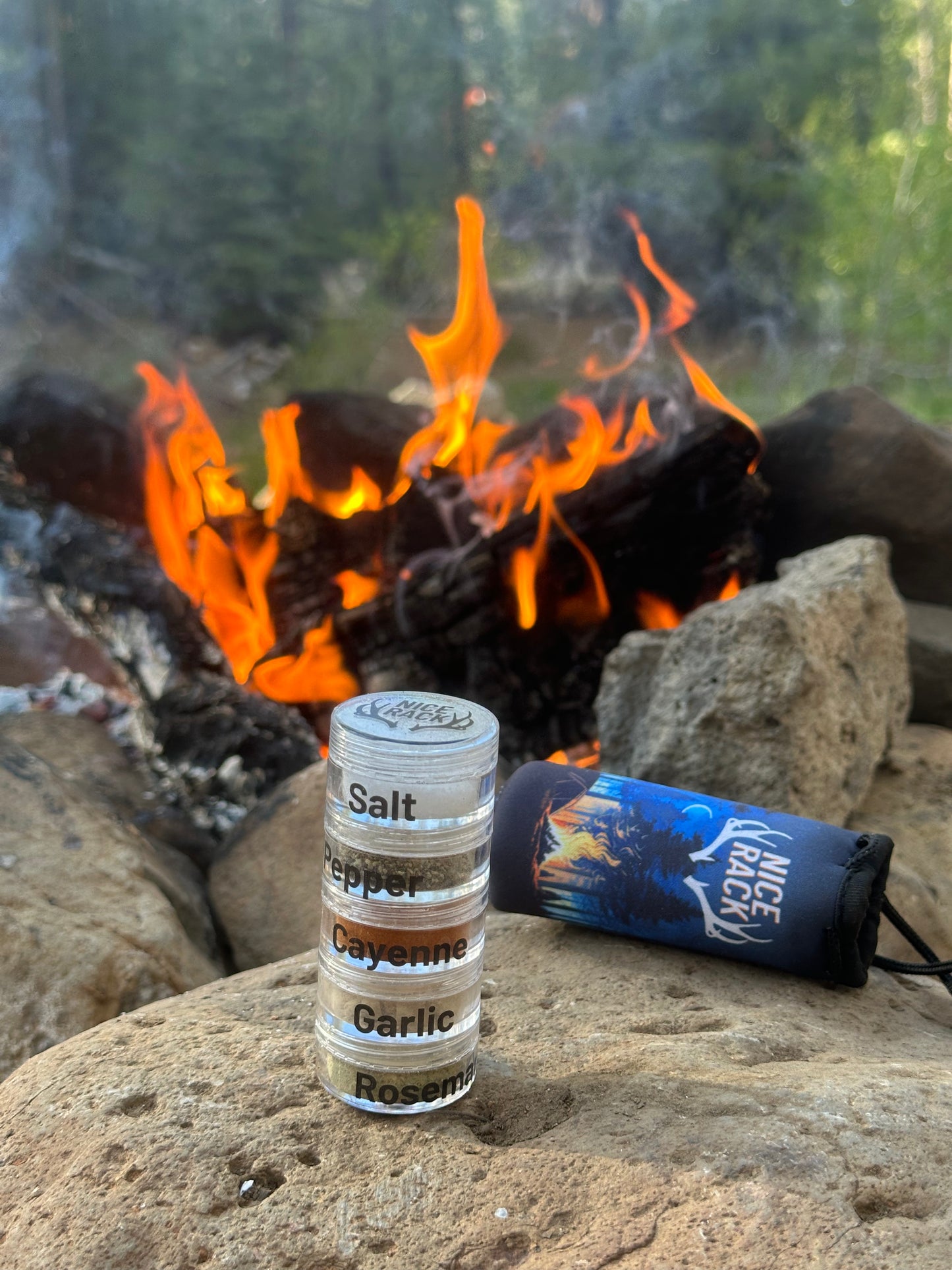 NICE RACK Camp Spice Rack, Organic.