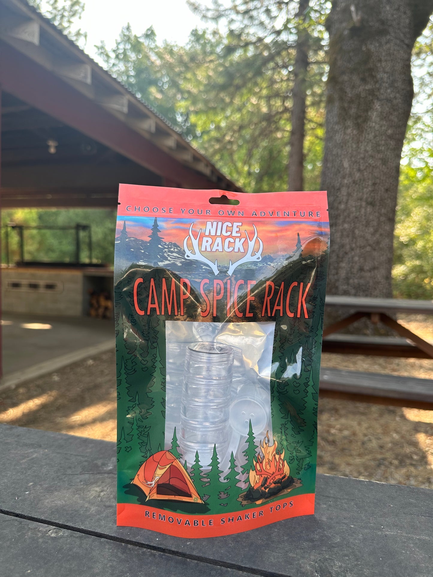 NICE RACK Camp Spice Rack, Organic.